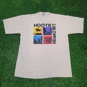 VTG 1995 Hootie & the Blowfish T-Shirt Mens L/XL Cracked Rear View Tour